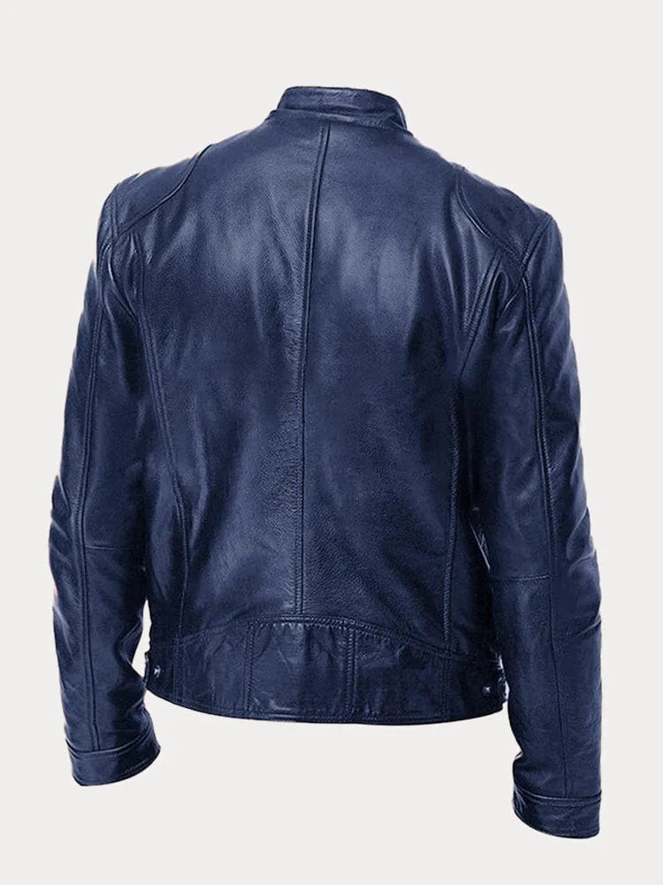 Vegan Leren Bikerjack – Met Ritsen – Voor Stoere Looks