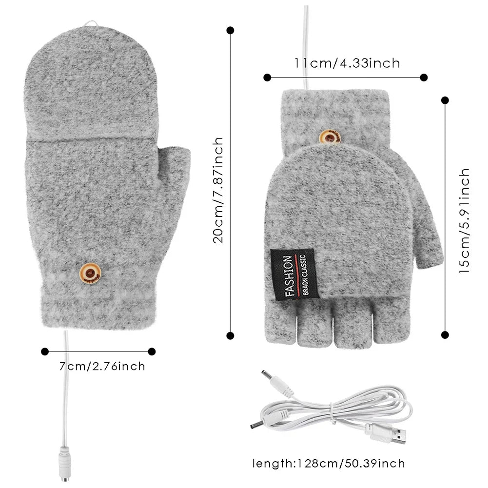 Verwarmde Handschoenen – USB Oplaadbaar – Voor Koude Dagen