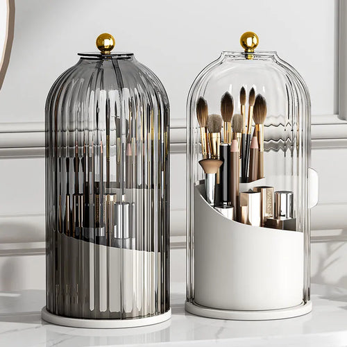 Make-up Organizer – Transparant Glas – Modern ontwerp – Voor make-up en kwasten