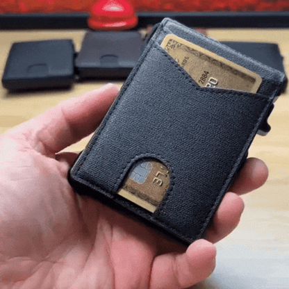 RFID Beschermde Portemonnee –  Met Kaartsleuven en Geldclip – Voor Veilig Opbergen