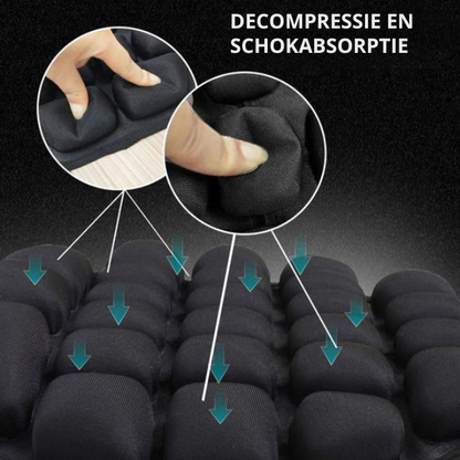 Motorzitkussen – ergonomisch – voor extra comfort op motoren