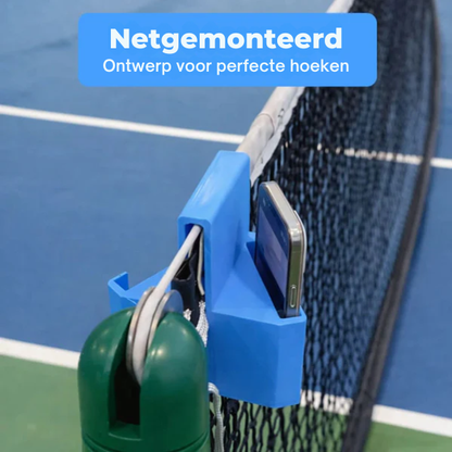 Telefoonhouder voor Tennisnet – Voor Twee Telefoons – Handig en Stabiel