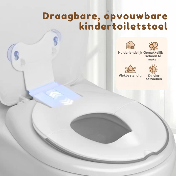 Kinder Toiletzitting – Opvouwbaar – Draagbaar – Voor Gemakkelijk Toiletgebruik