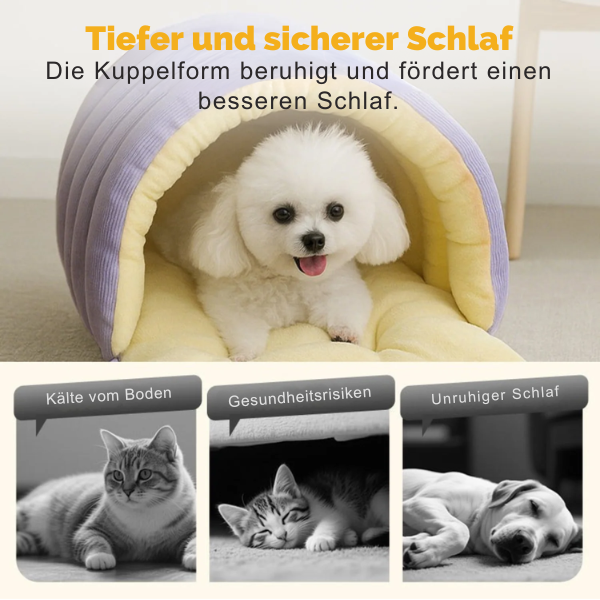 Huisdierenmand – Gezellige Slaapruimte – Voor Katten en Honden – Warme Stoffen