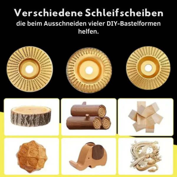 Schuur schijf voor hout – 125mm – voor slijpen en polijsten – voor houtbewerkers