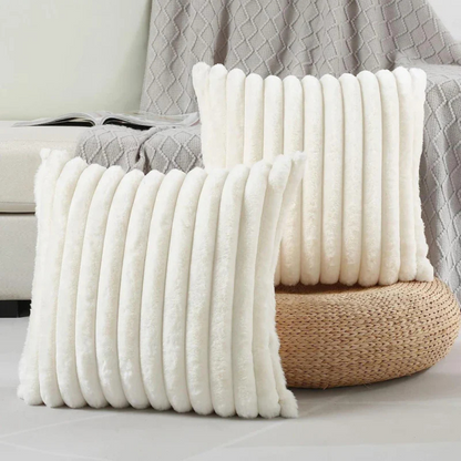 Zachte Pluizige Kussens – Strepen Design – Voor Bank of Slaapkamer