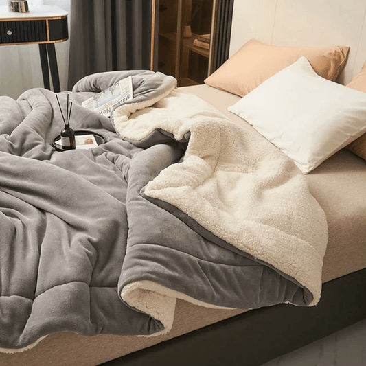 Verwarmde Plaid – Zachte Fleece – Dubbele Laag – Voor Comfort en Warmte