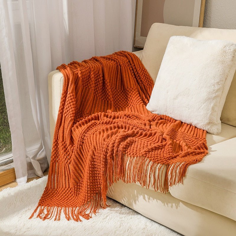 Geweven Woondeken – Zachte Katoen – Moderne Stijl – Voor Bank of Bed