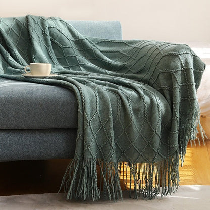 Geweven Woondeken – Zachte Katoen – Moderne Stijl – Voor Bank of Bed