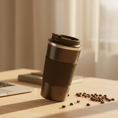 Thermosbeker – Dubbelwandig – Voor Koffie en Thee – Voor Thuis en Op Reis