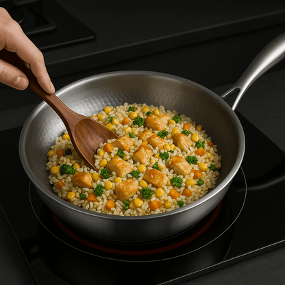 Stalen bakpan – Non-stick Coating – Geschikt voor Elke Kookplaat – Voor Keuken
