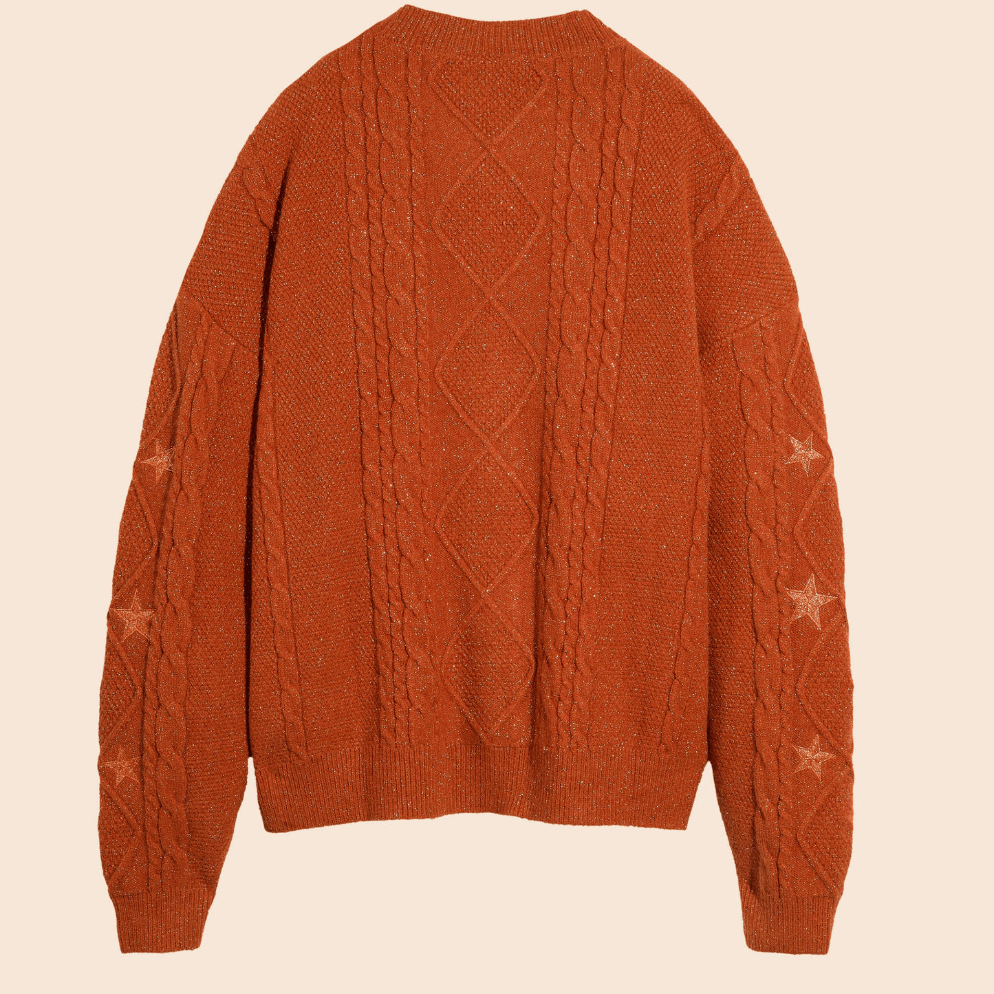 Dames Gebreide Cardigan – Met Sterrenpatroon – Warme en Stijlvolle Trui