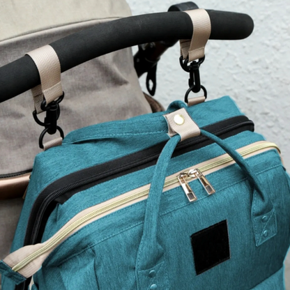 Baby rugzak – geïsoleerde flessenhouders – opbergvakken – voor ouders en babyverzorging