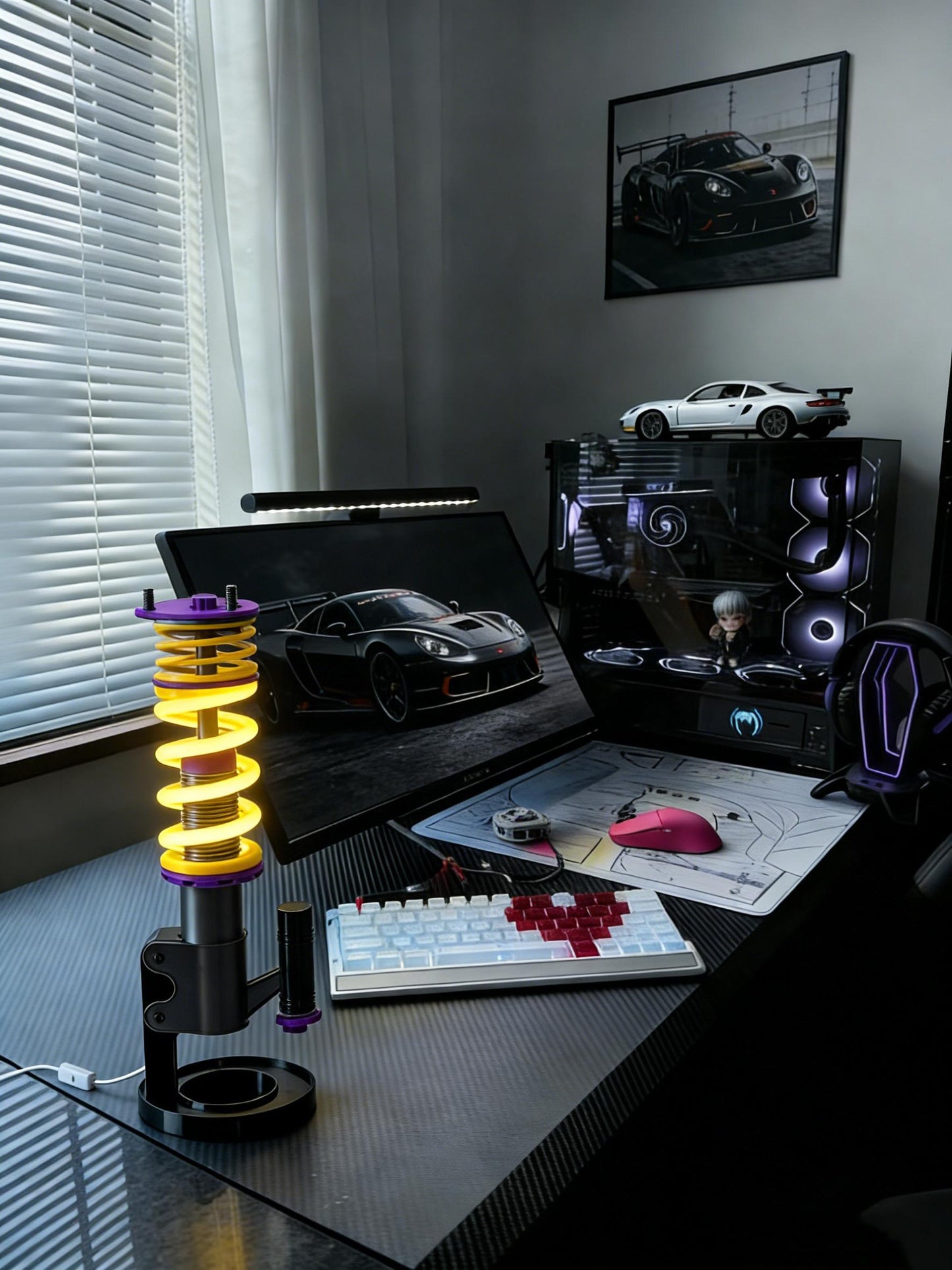 De Coilover Bureaulamp - Breng Het Circuit Naar je Bureau