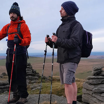 Wandelstokken – Verstelbaar – Met Antislip Grepen – Voor Wandelen en Trekking