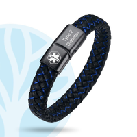 Blauw/Zwart
