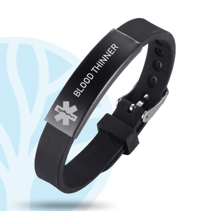 Fittershape Blood Thinner Medical Bracelet – medische alertheid voor heren