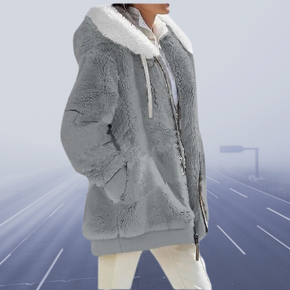 Dames Fleecejas – Warme voering – Zachte stof – Voor koude dagen