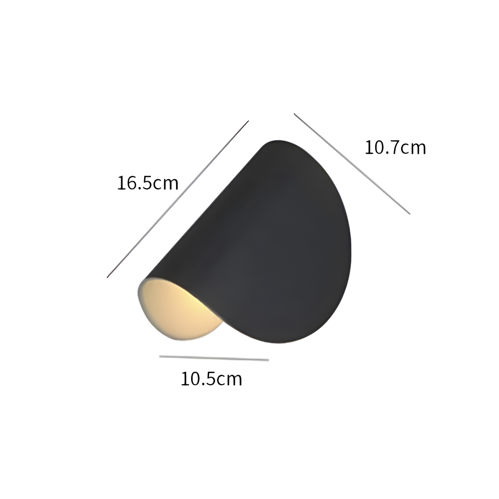 Wandlampen – Conisch ontwerp – Warm wit licht – Voor binnengebruik