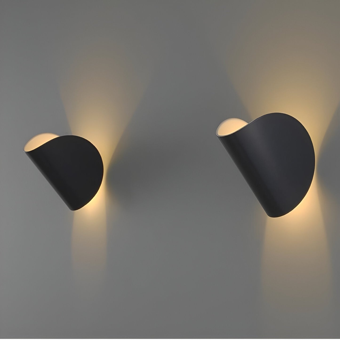 Wandlampen – Conisch ontwerp – Warm wit licht – Voor binnengebruik
