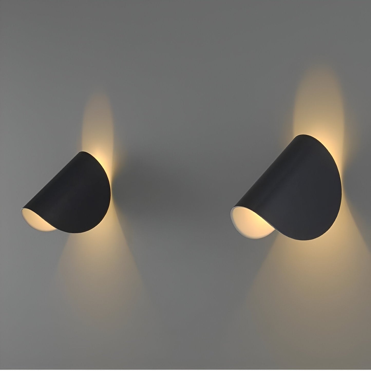 Wandlampen – Conisch ontwerp – Warm wit licht – Voor binnengebruik