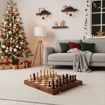 Houten Schaakspel – Klassiek en Duurzaam – Voor Kinderen en Volwassenen