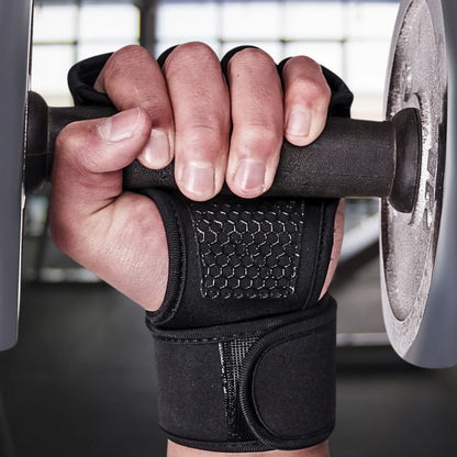 Gewichthef Handschoenen – Versterkte Grip – Polssteun – Voor Krachttraining