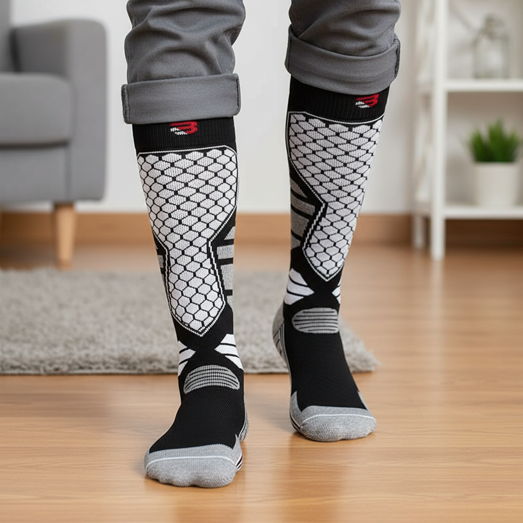 Ski Sokken – Compressie – Voor Optimaal Comfort en Ondersteuning