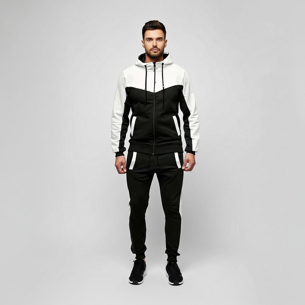 Heren Trainingspak – Hoodie – Met Ritszakken – Voor Sport en Casual