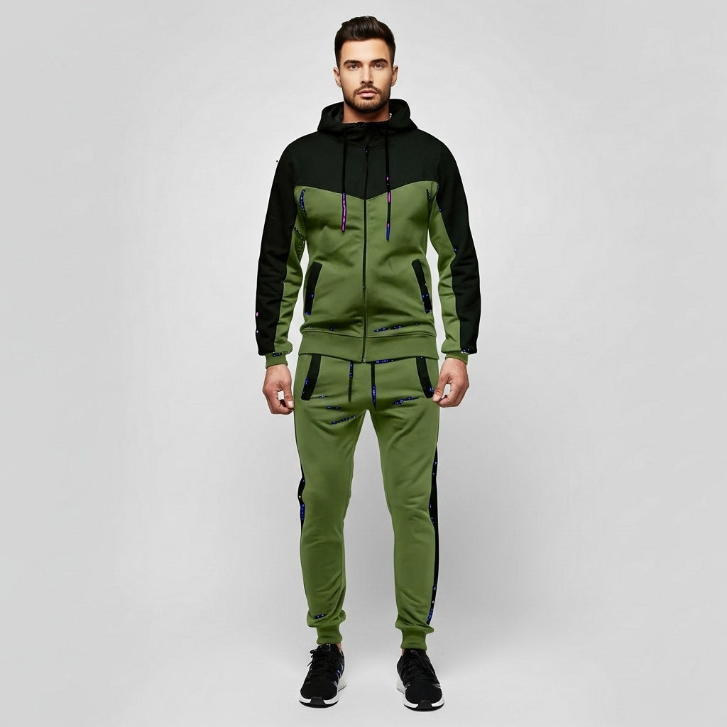 Heren Trainingspak – Hoodie – Met Ritszakken – Voor Sport en Casual