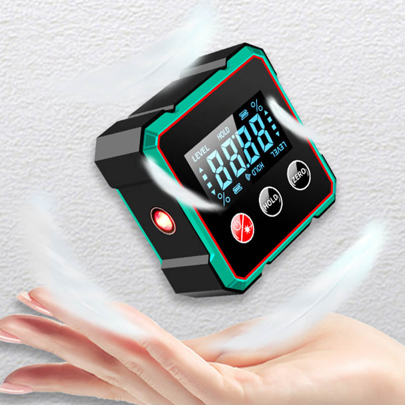Digitale hoekmeter – magnetisch – met elektronisch laser – voor metingen en installatie