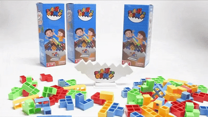 Kleurrijk Stapelspel – Leerrijk Spel – Voor Kinderen en Gezinnen – Creatieve Bouwpuzzel