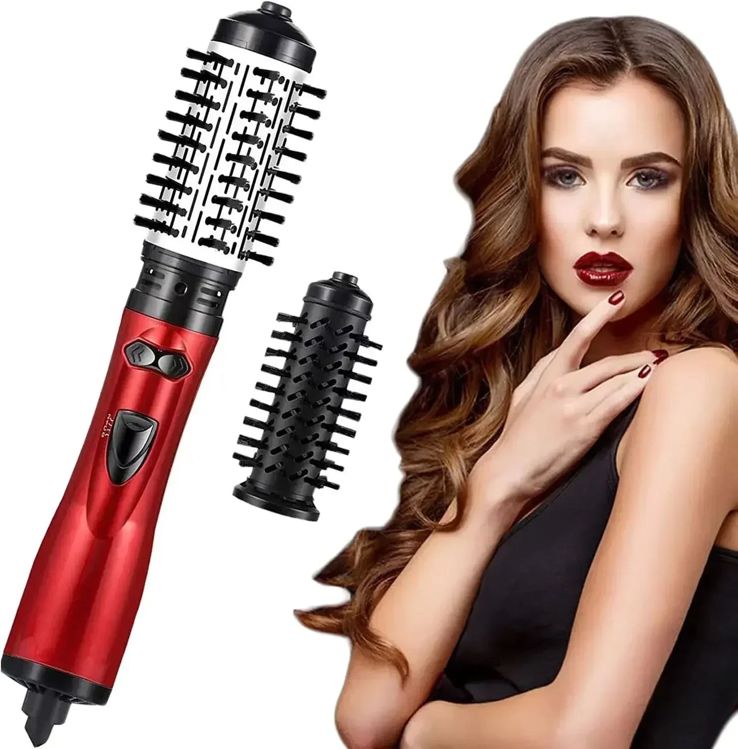 Haarstyler & Droger – Verwisselbare Borstels – Oplaadbaar – Voor Styling en Volume
