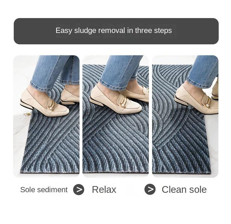 Moderne PVC Deurmat - Antislip en Zandverwijdering voor Extra Bescherming