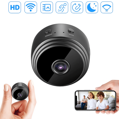 Mini Camera – Draadloze Verbinding – Nachtzicht – Voor Beveiliging