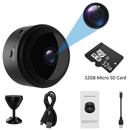 Mini Camera – Draadloze Verbinding – Nachtzicht – Voor Beveiliging