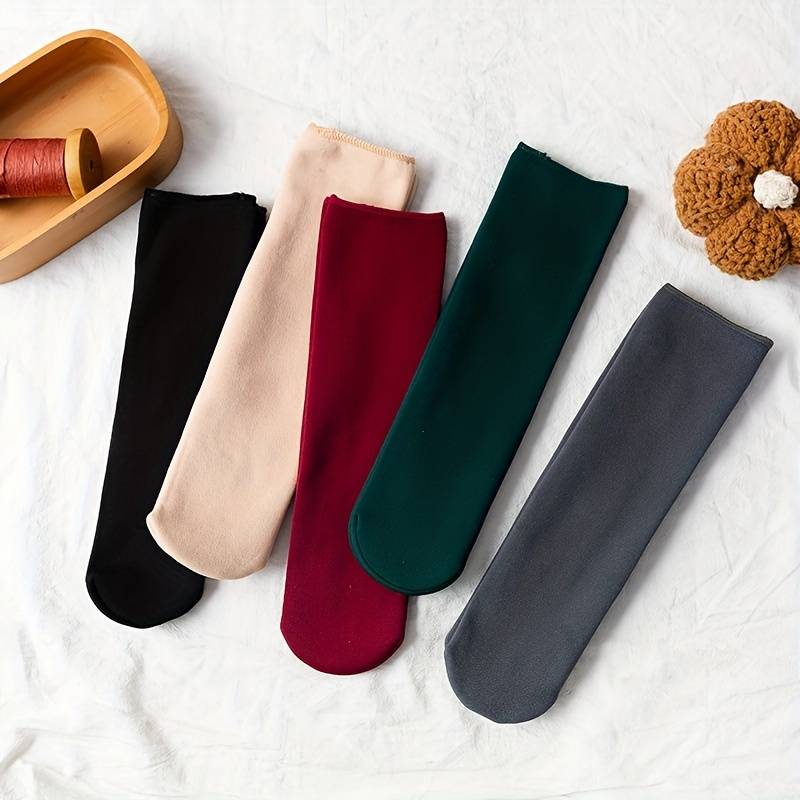 Verwarmde Sokken Voetenwarmer – Zachte Pluche – Set van 4 – Voor Extra Comfort