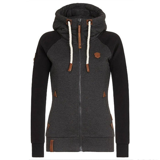 Hoodie Dames – Gebreide Kraag – Zachte stof – Voor casual outfits