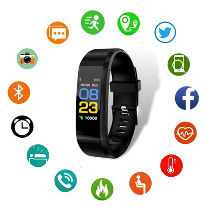 Senioren smartwatch – hartslagmeter – waterdicht ontwerp
