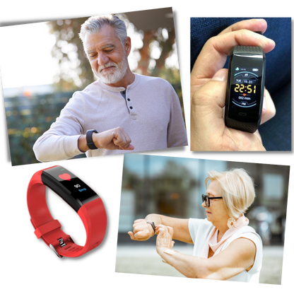 Senioren smartwatch – hartslagmeter – waterdicht ontwerp