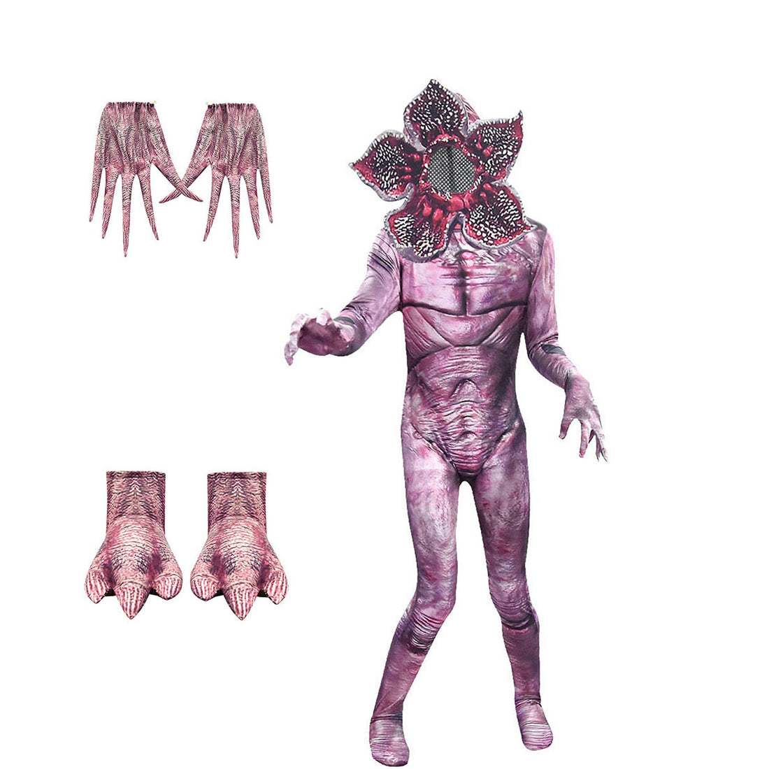 Griezelig Demogorgon Halloween Kostuum – Monsterlijke Outfit voor Feesten