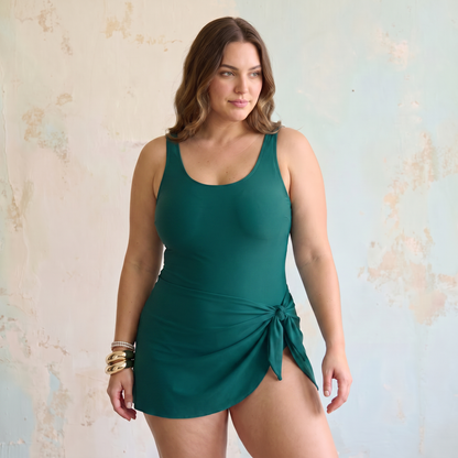Fittershape Sculpting Swim Dress – 2-in-1 met buikcontrole