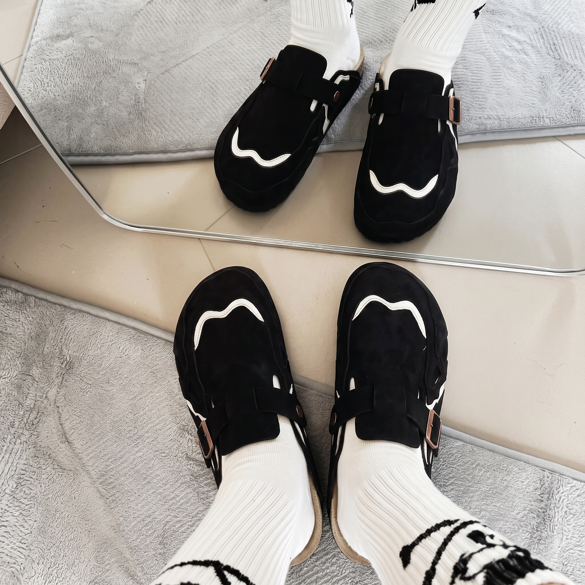 Fittershape Wavey Clogs – met gewatteerd voetbed