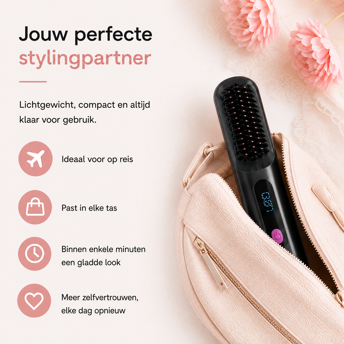 Fittershape GoBrush PRO – draadloze stijlborstel
