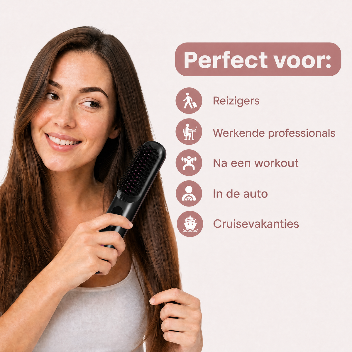 Fittershape GoBrush PRO – draadloze stijlborstel