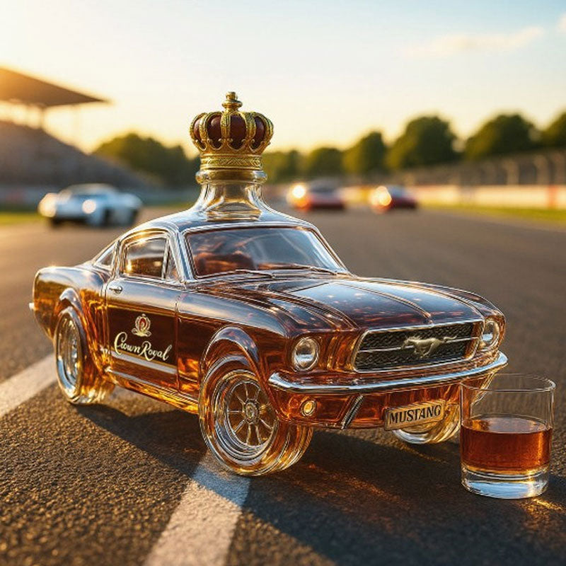 Mustang Whiskey Fles – Uniek design – Robuuste fles – Voor bar en verzamelaars