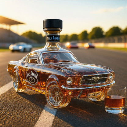 Mustang Whiskey Fles – Uniek design – Robuuste fles – Voor bar en verzamelaars