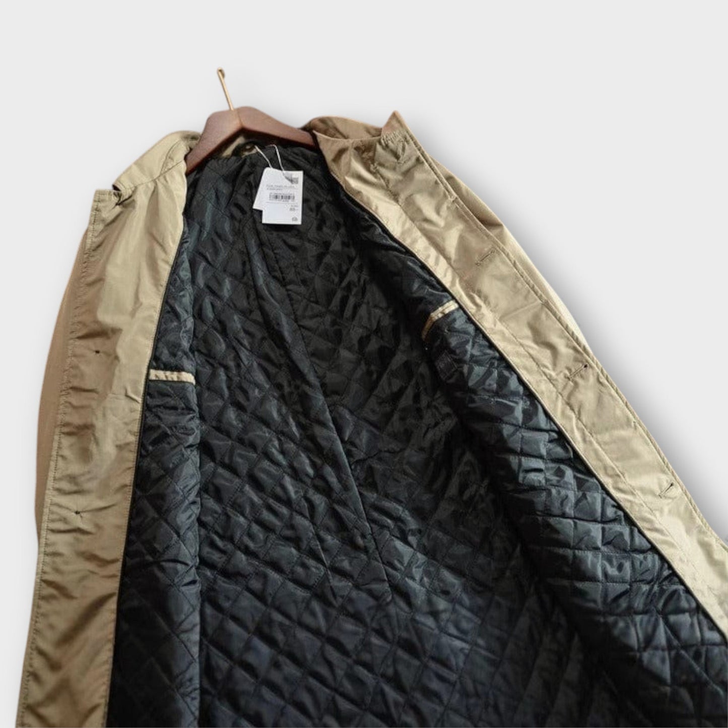 Waterdichte Trenchcoat – Met Rits en Knopen – Voor Mannen