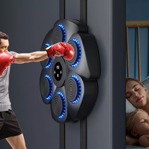 Interactie Bokstrainer – LED lichten – Verstelbare intensiteit – Voor thuisfitness
