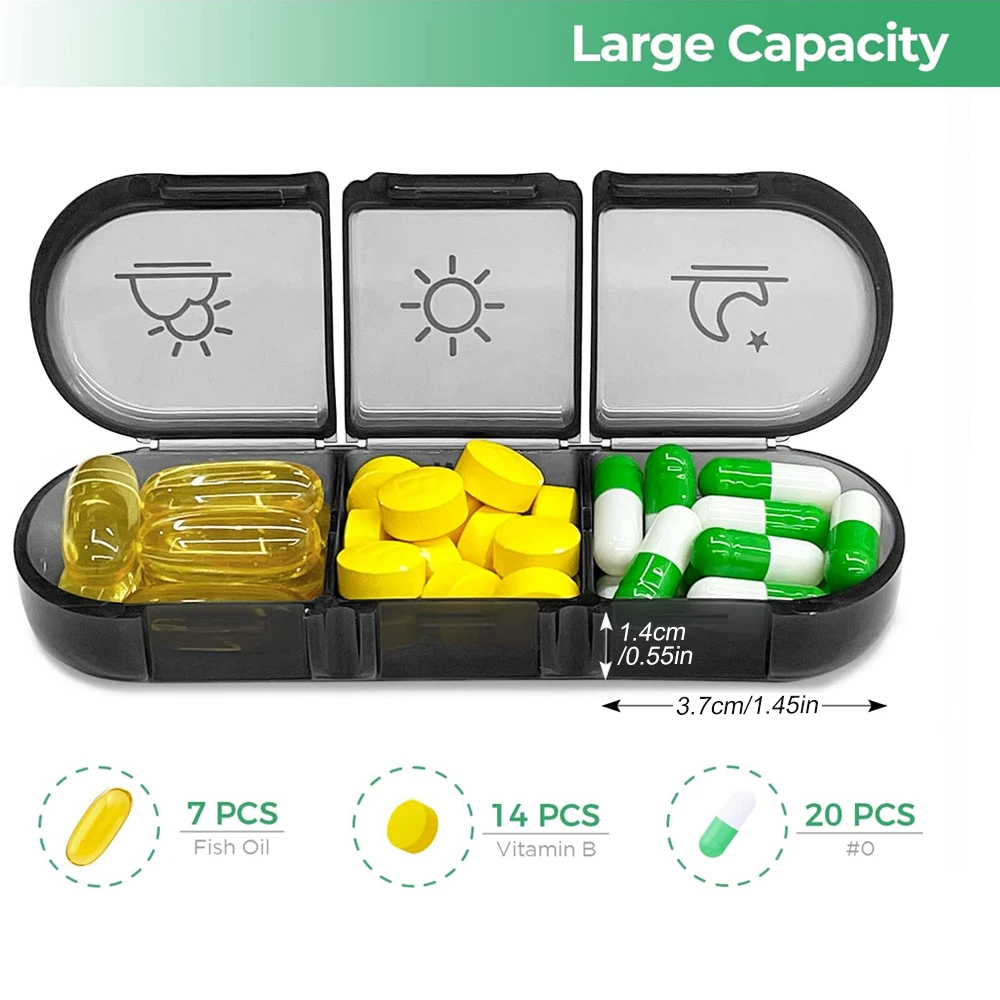 Tabletten Doseringsbox – 7 Dagen – Voor Organisatie van Medicatie